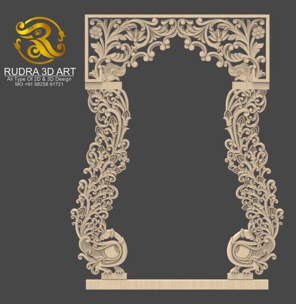 3D TAMPLE AND ARCH DESIGNE