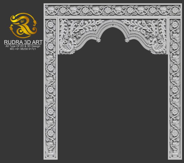 3D TAMPLE AND ARCH DESIGNE